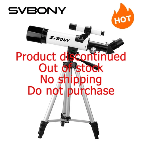 Telescopio SVBONY SV501P para principiantes y adultos, telescopio astronómico de refracción para planetas lunares de regalo, telescopio astronómico