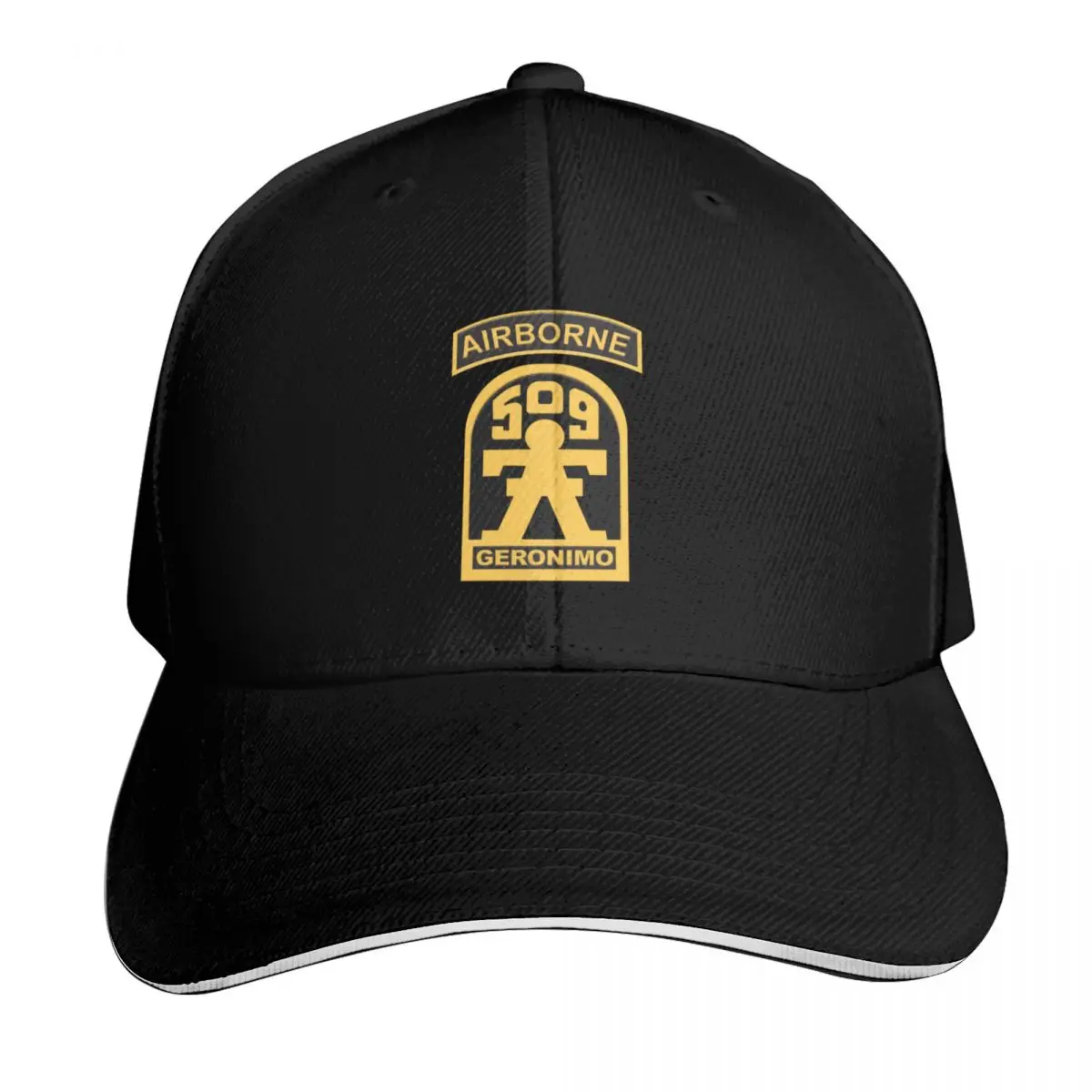 509th Parachute Infantry Regiment Baseball Cap Quick Dry Performance Cotton Twill Breathable Contrast Two Tone Brim