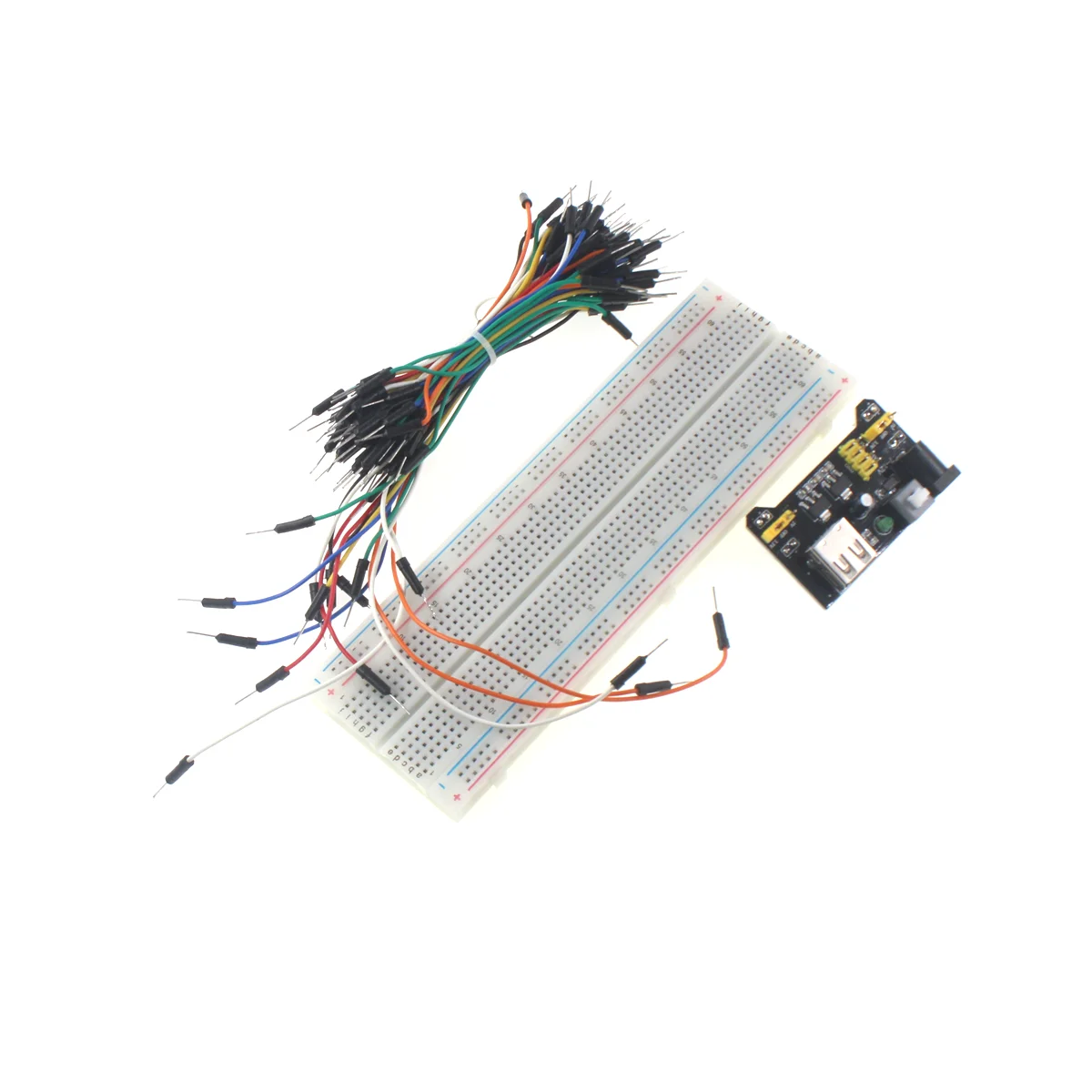 5/2PCS MB-102 Breadboard 400 830 Point Solderless PCB Bread Board SYB-170 SYB-46 120 ZY-204 protoboard 65 strip Jump Wire Kit