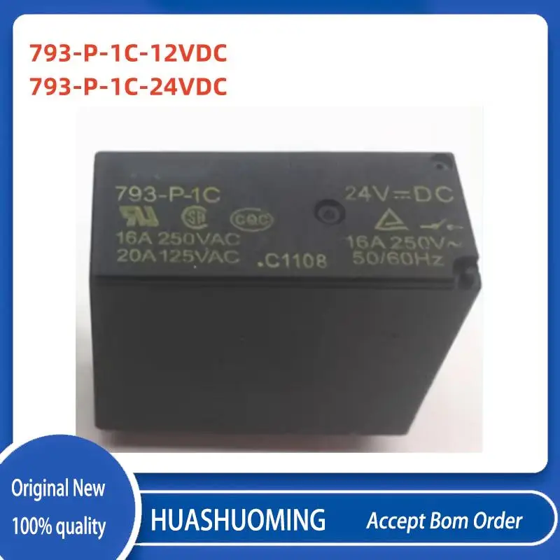 5Pcs/LOT  NEW 793-P-1C-S-24VDC  793-P-1C-S-12VDC  793-P-1C-S 793-P-1C-12VDC  793-P-1C-24VDC 793-P-1C-DC24V 8PINS 16A