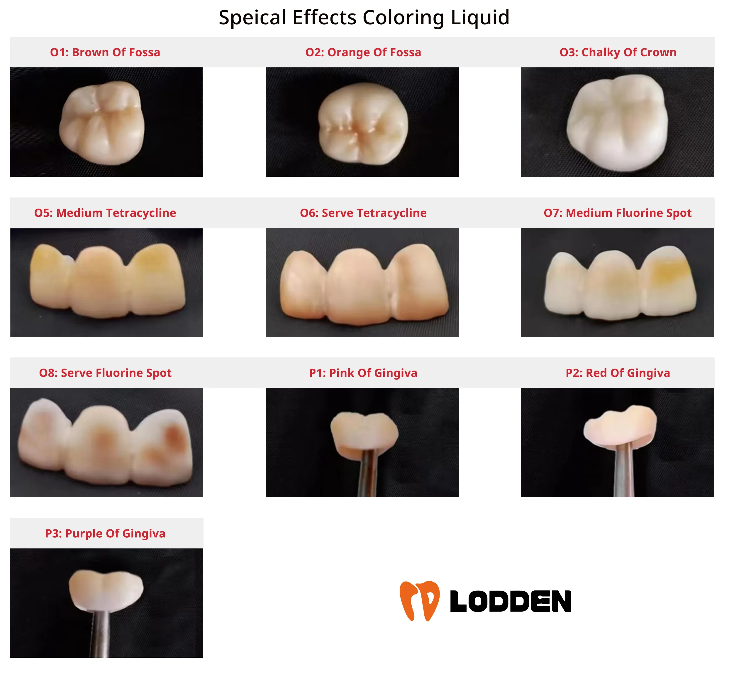 Dental Zirconia Special Coloring Liquid for Full Dental Ceramic Restoration Staining Dental Lab Zirconia Block Coloring Liquid
