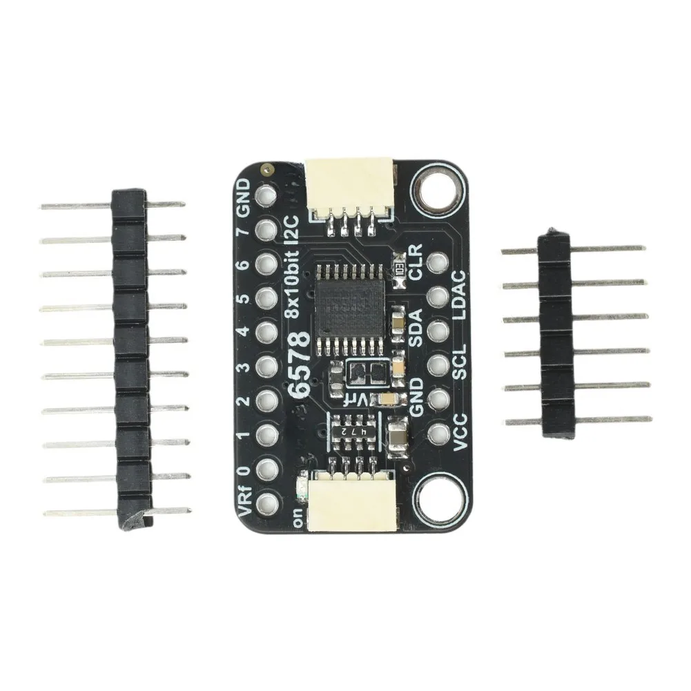 8-Channel 10/12-bit I2C Module For Stemma QT And For Qwiic Eight Independent Channels I2C Interface 3. For 3v To 5V Power-On