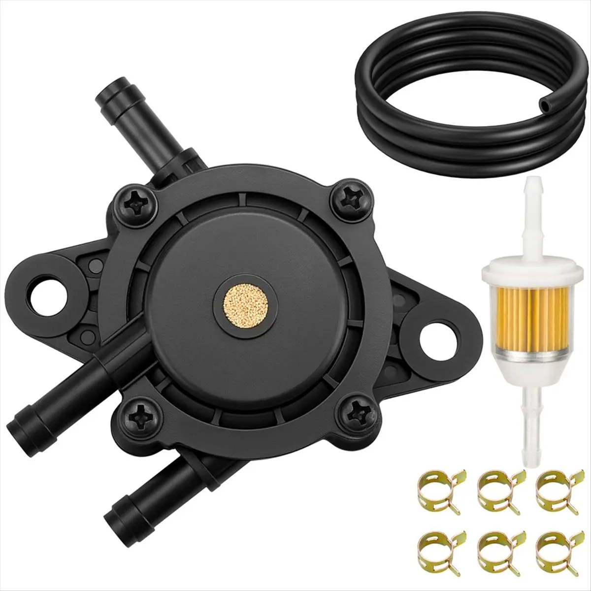 【Limited Offer】 Pump with Filter and Oil Hose for 17HP-25 and Stratton 808656 808492