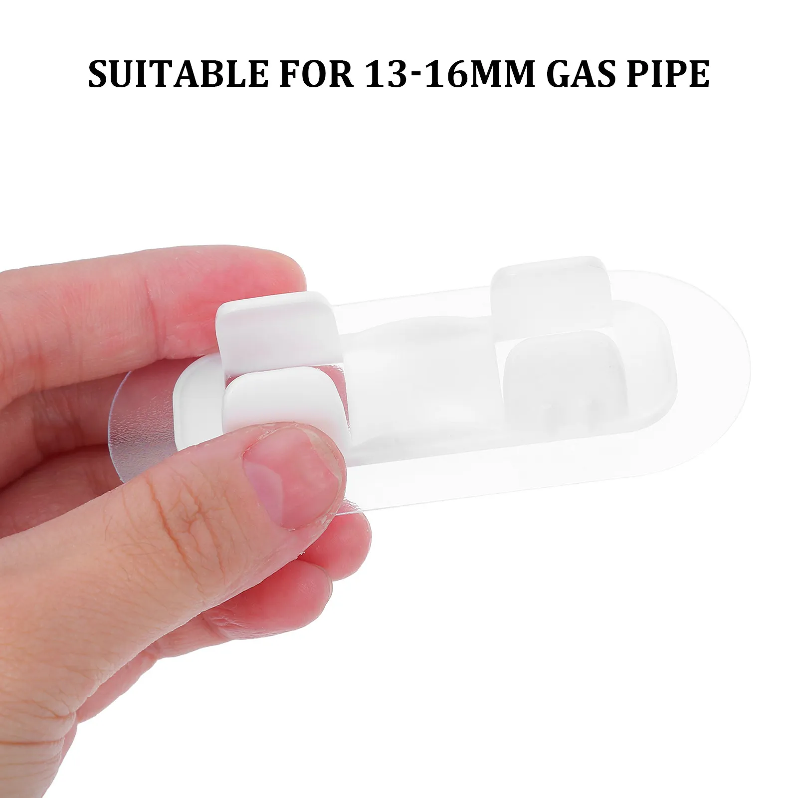 20Pcs Self-Adhesive Water Pipe Clamps 13-16Mm Hose Clip Plastic Outlet Fixed Buckle for Washing Machine Plumbing