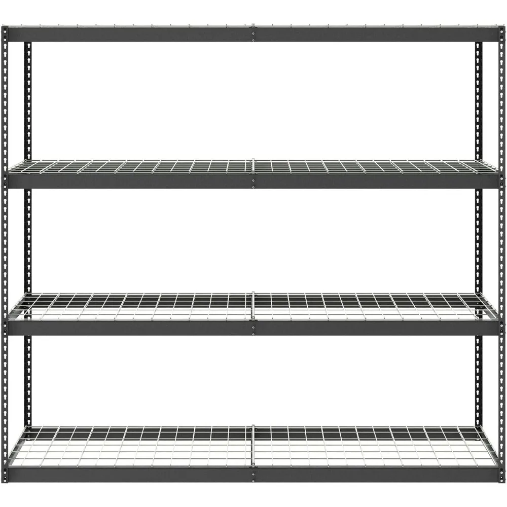 

Гаражные полки SafeRacks — стеллаж для хранения, который вмещает 500 фунтов на полку — полностью стальные полки для хранения — простота сборки полки
