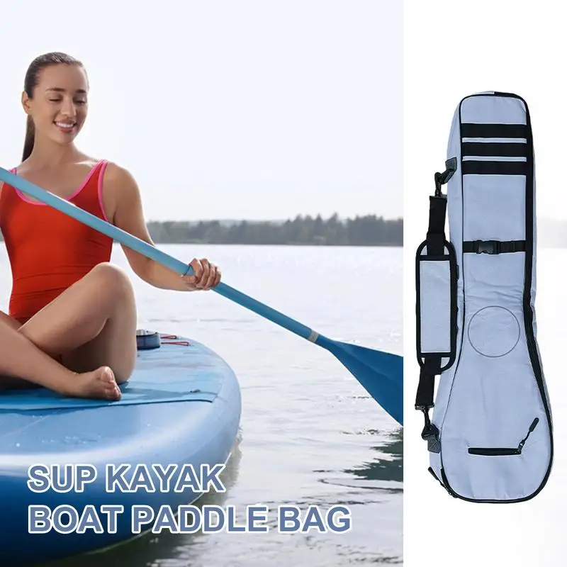 Canoe Paddle Case Kayak Paddle Carrying Storage Bag Handle Design Kayak Paddle Storage Bag For Tennis Racket Kayak Paddle And