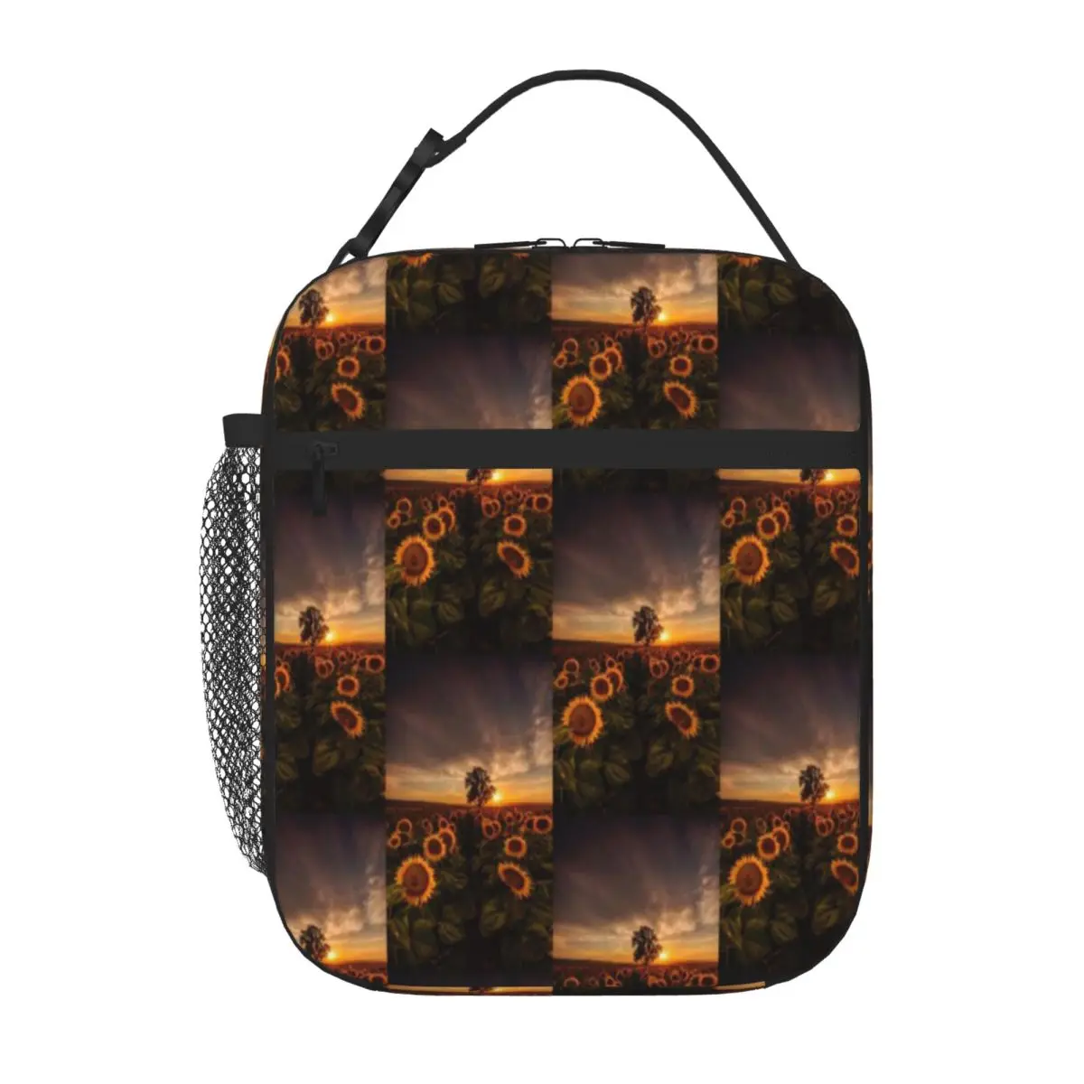 Hot Sale Sunflower Soft Touch Lunch Bag Backpacking Snack Bag