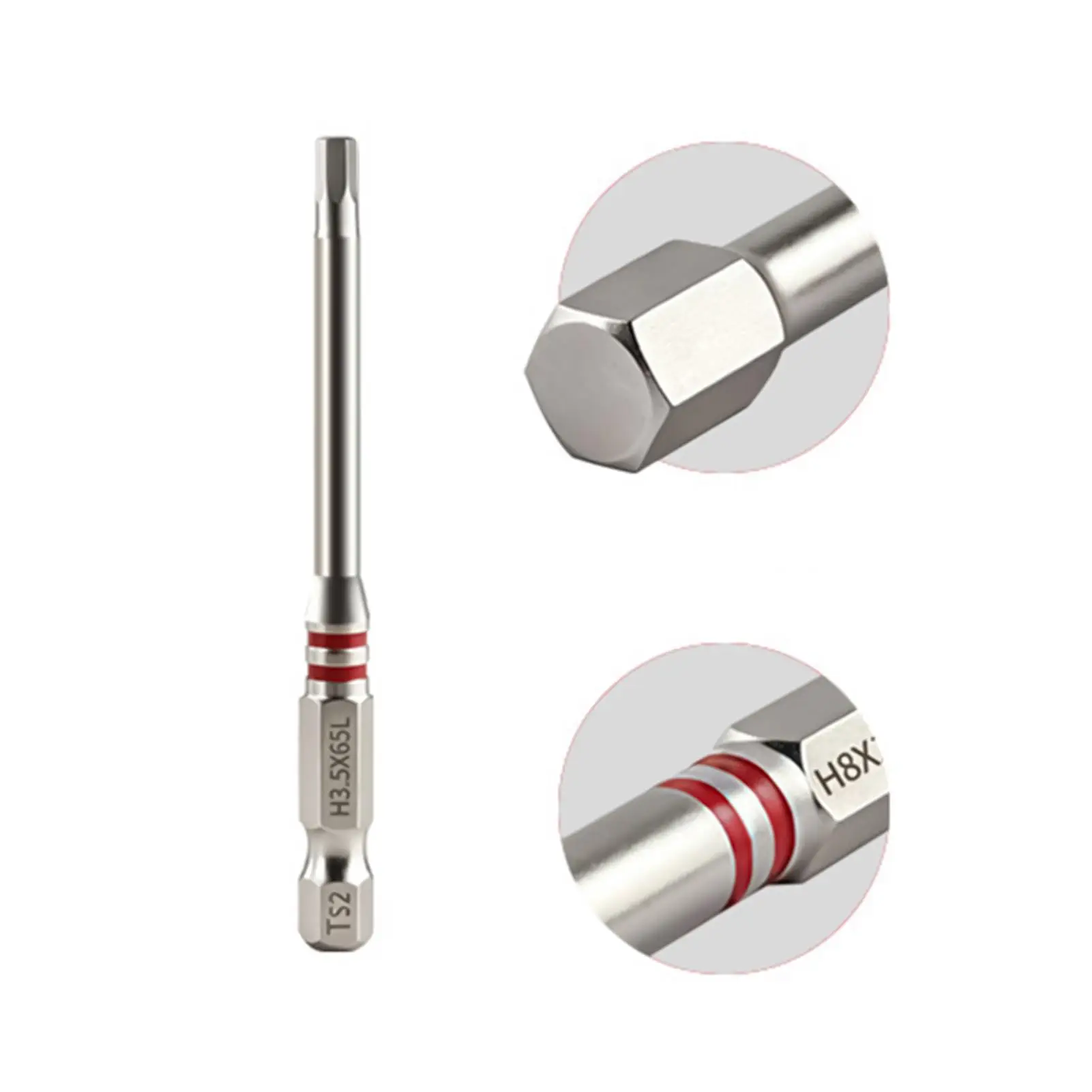 Hex Drill Bit Set 10 Pieces Magnetic Quick-release Screwdriver Tool Hex Bit Set For Workshop Garage Industrial Construction