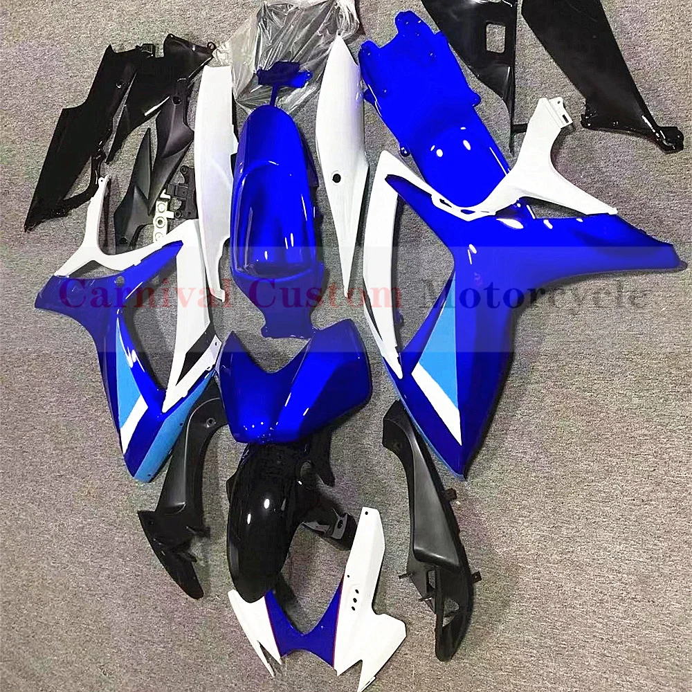 High Quality Blue Plastic Injection Mold Motorcycle Fairing Kit For Suzuki GSXR 600 750 2006 GSXR600 GSXR750 K6 K7