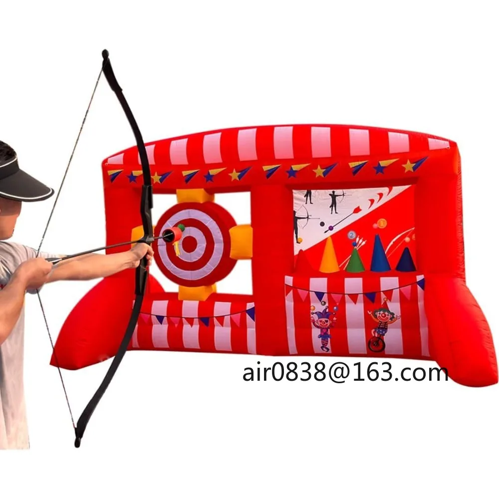 2 in 1 Oxford Inflatable Archery Range Floating Ball Shooting Archery Target Interactive Sport Games for Parties Event