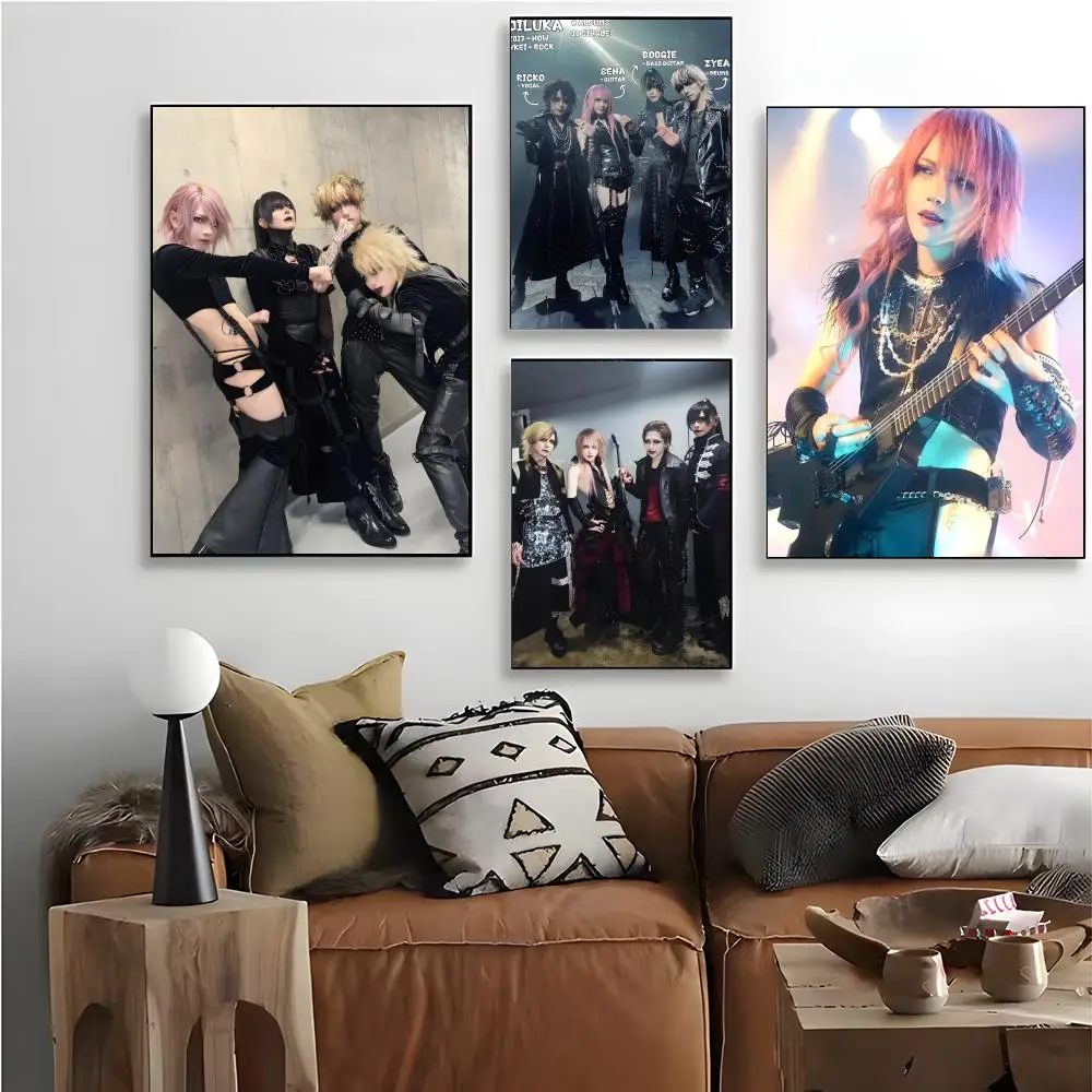 Visual Kei Rock Band JILUKA Poster Canvas Wall Art Print Poster Decorative Mural Home Decor Gift Unframed