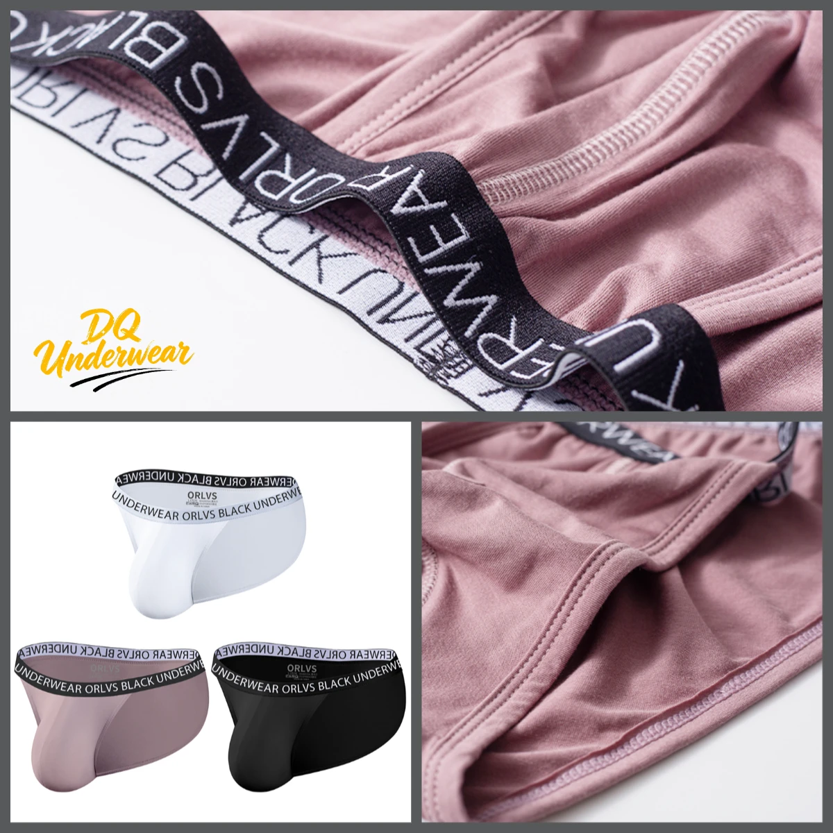 1PCS Fashion Printed Waist Male Briefs Brand Logo Wide Waist Comfort Breathable Daily Bikini Underpants OR6102