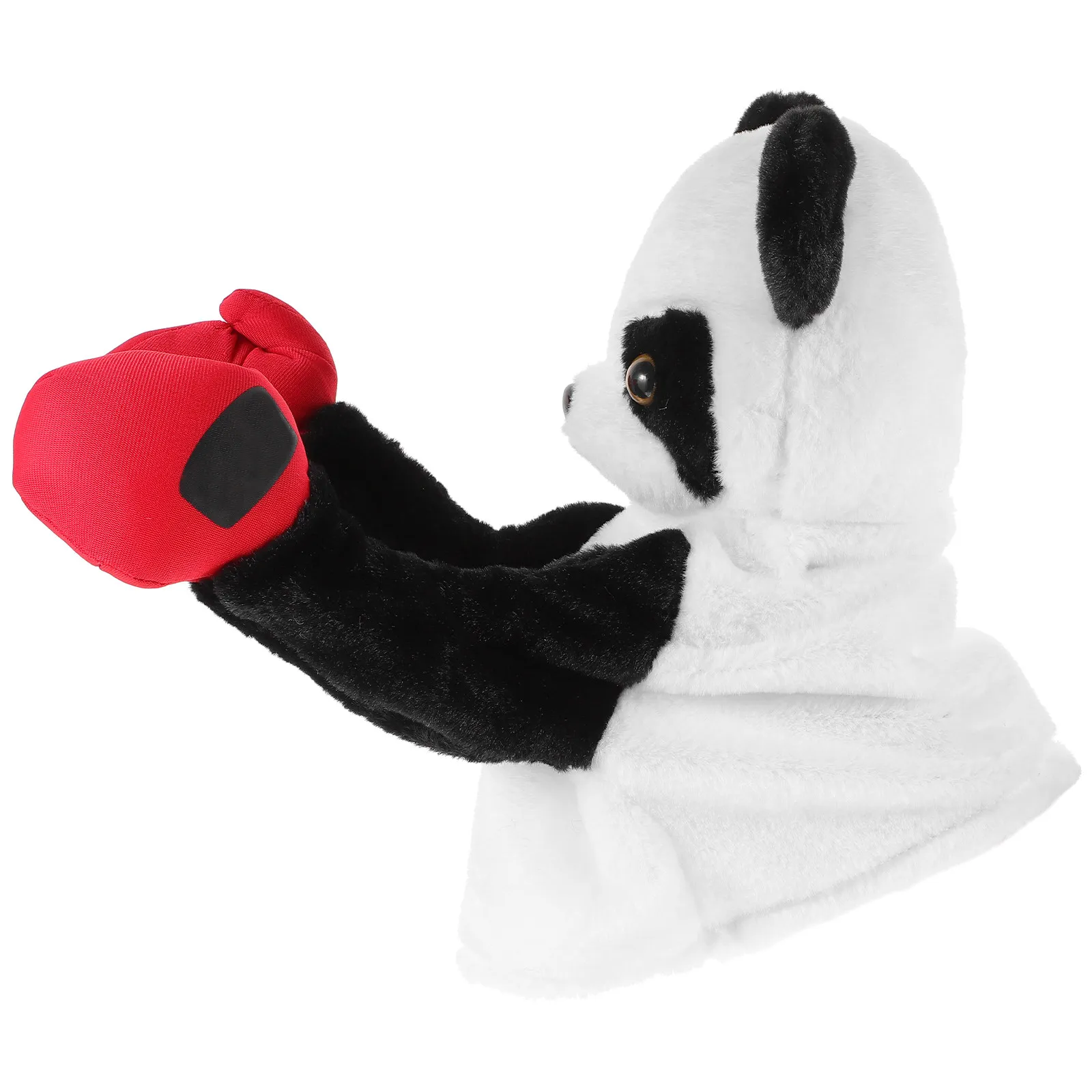 

Boxing Panda Hand Puppet Soft Stuffed Animal Interactive Sound Effects Creative Role Play Parent Child Learning Storytelling