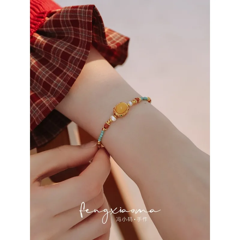 pulsera-de-cuentas-de-ambar-y-turquesa-de-estilo-chino-diseno-vintage-para-mujer-de-lujo-ligero-versatil-ideal-para-el-dia-a-dia-amuleto-de-la-suerte