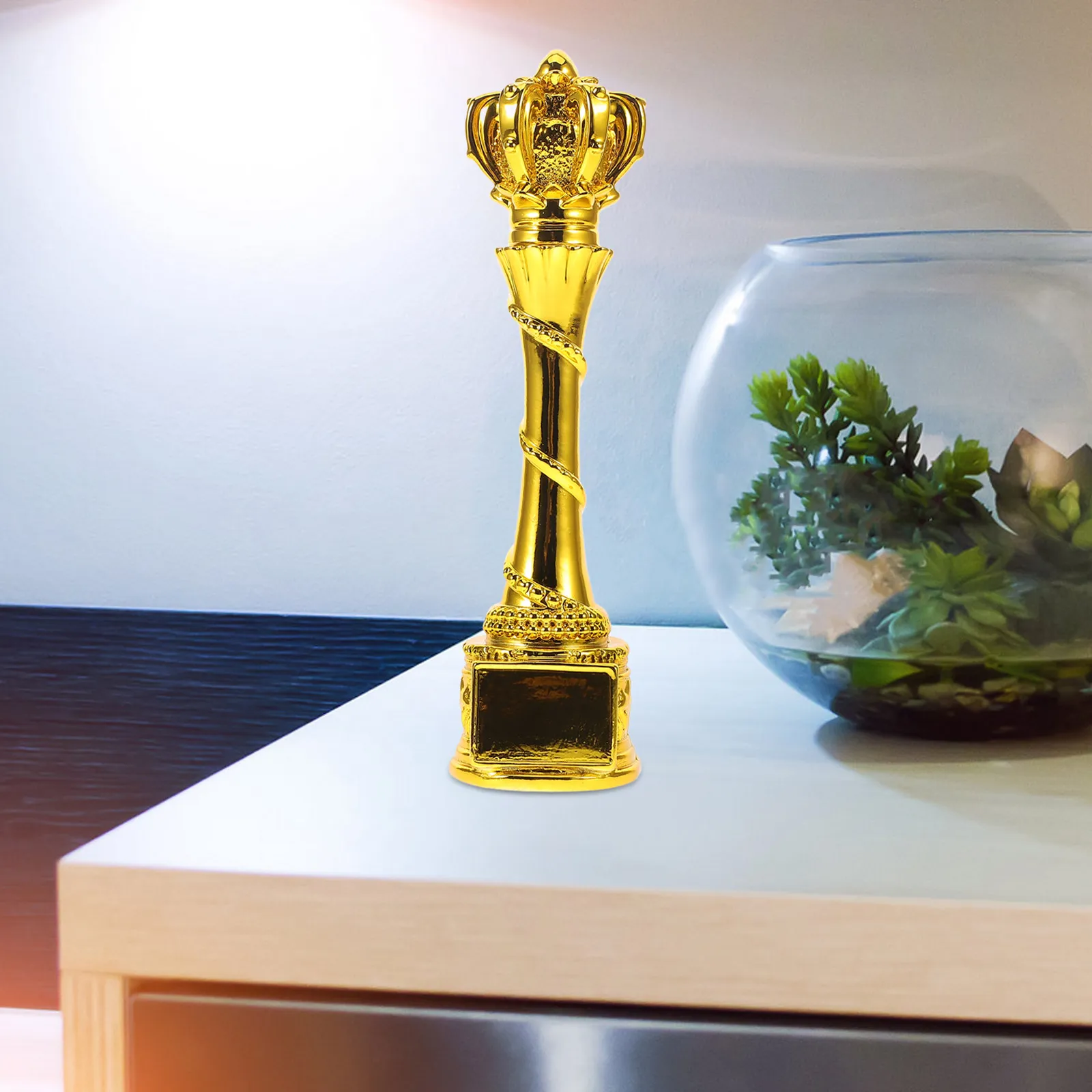 Creative Resin Electroplated Trophy Award for Soccer Dance School Competition Winner First Place