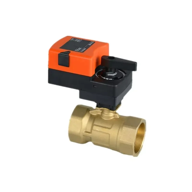 4-20mA Three Way DN50 Proportional Control Ball Mixing Valves 2inch Water Ball Valve 3 Way Motorised Valve