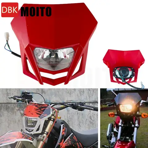 Фара для мотоцикла HONDA XR CRF 150 230 250 450, аксессуары для фар внедорожных мотоциклов, эндуро-фара, 12В 5Вт