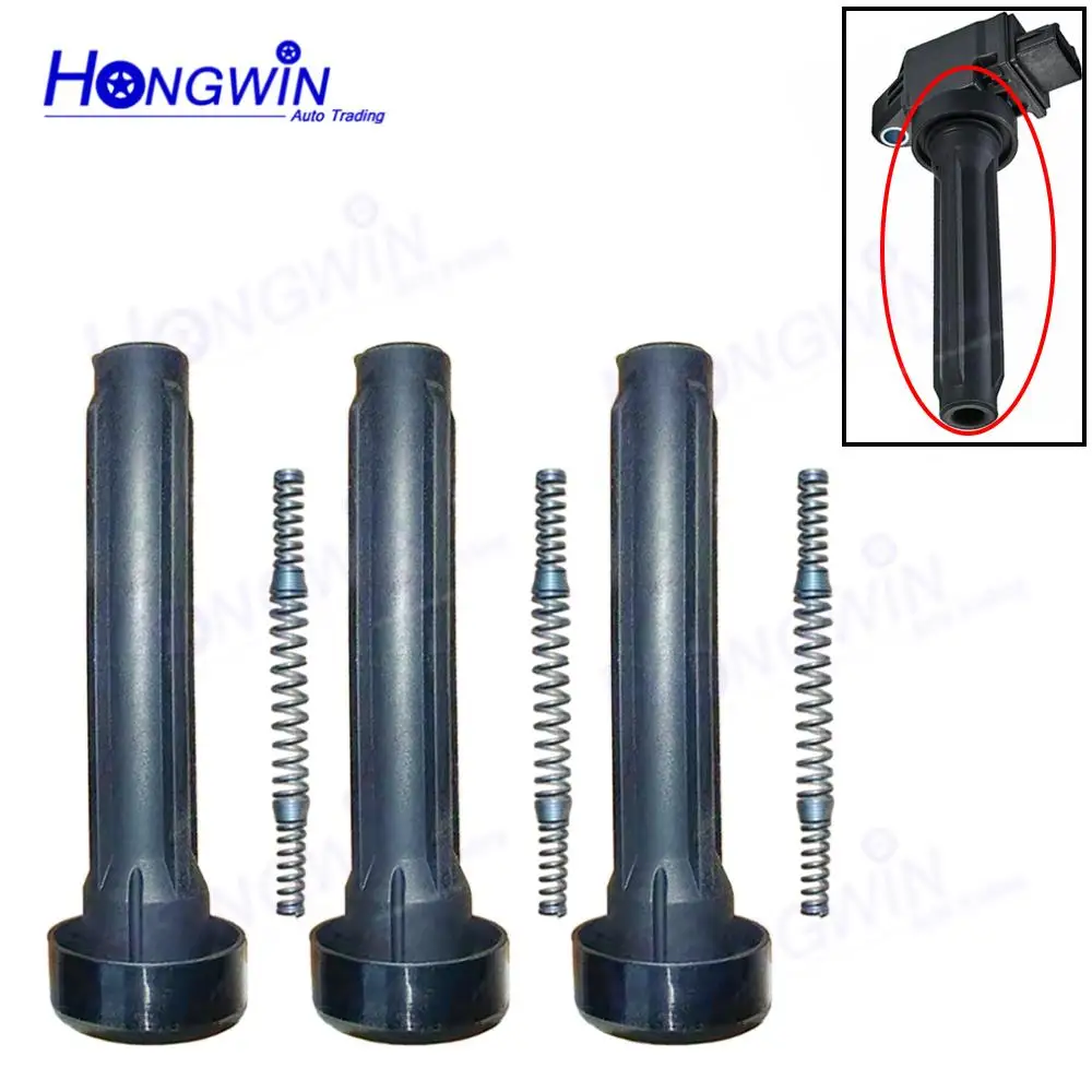 

3PCS 1832A057 1832A062 UF815 FK0443 Ignition Coil Rubber Boot Repairs Kits For Mitsubishi Mirage G4 2017-22 Outlander 2014-16
