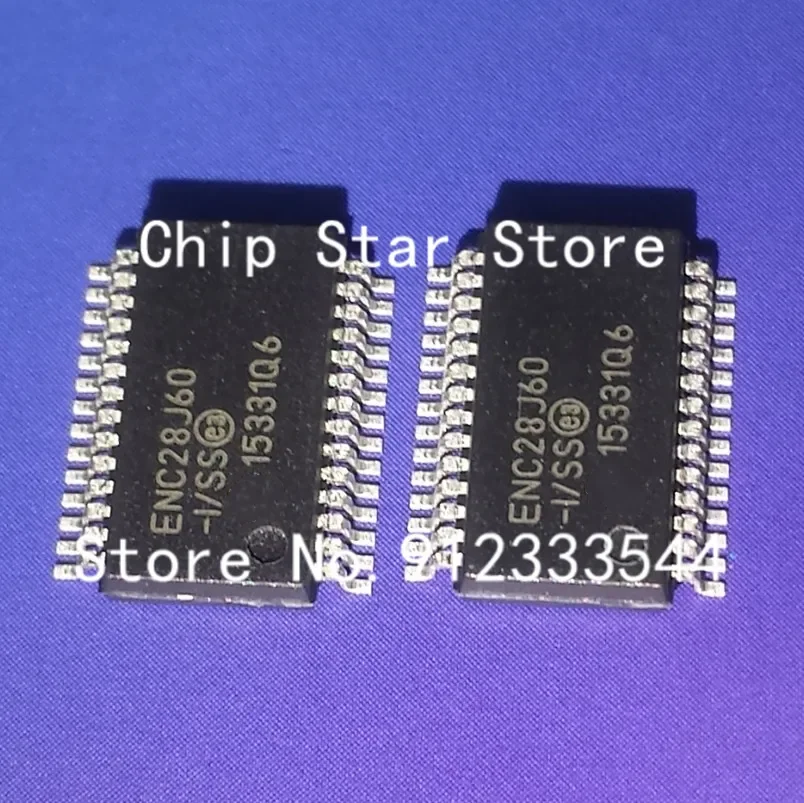 5-50pcs ENC28J60-I/SS ENC28J60T-I/SS ENC28J60 SSOP28 100%New And Original