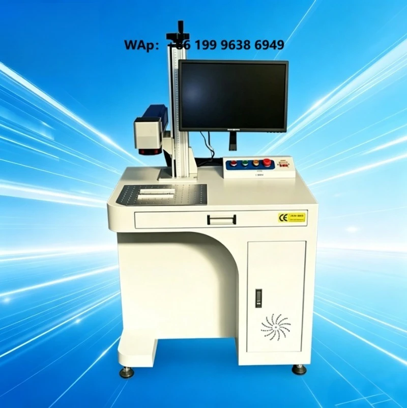 20W 30W 50W New Air Desktop Fiber  Marking Machine Metal Nameplate Jewelry Stainless Steel  Engraving Machine