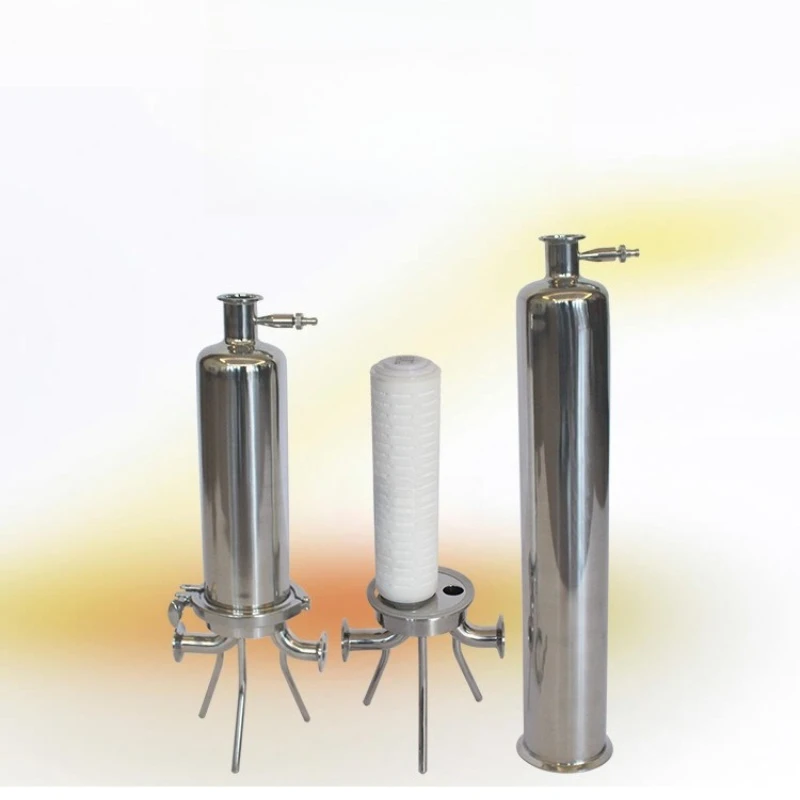 304 stainless steel cylinder microporous membrane filter, health food and drug Baijiu precision filter