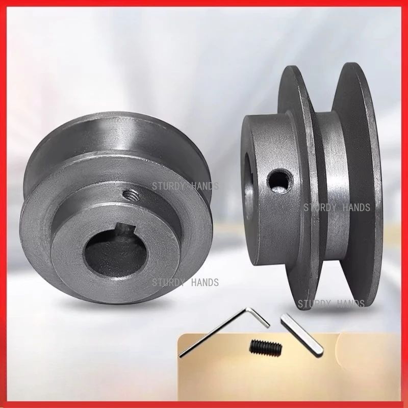 1PC Pulley Type A Single Slot Motor Reducer Generator Motor Drive Wheel Belt Pulley