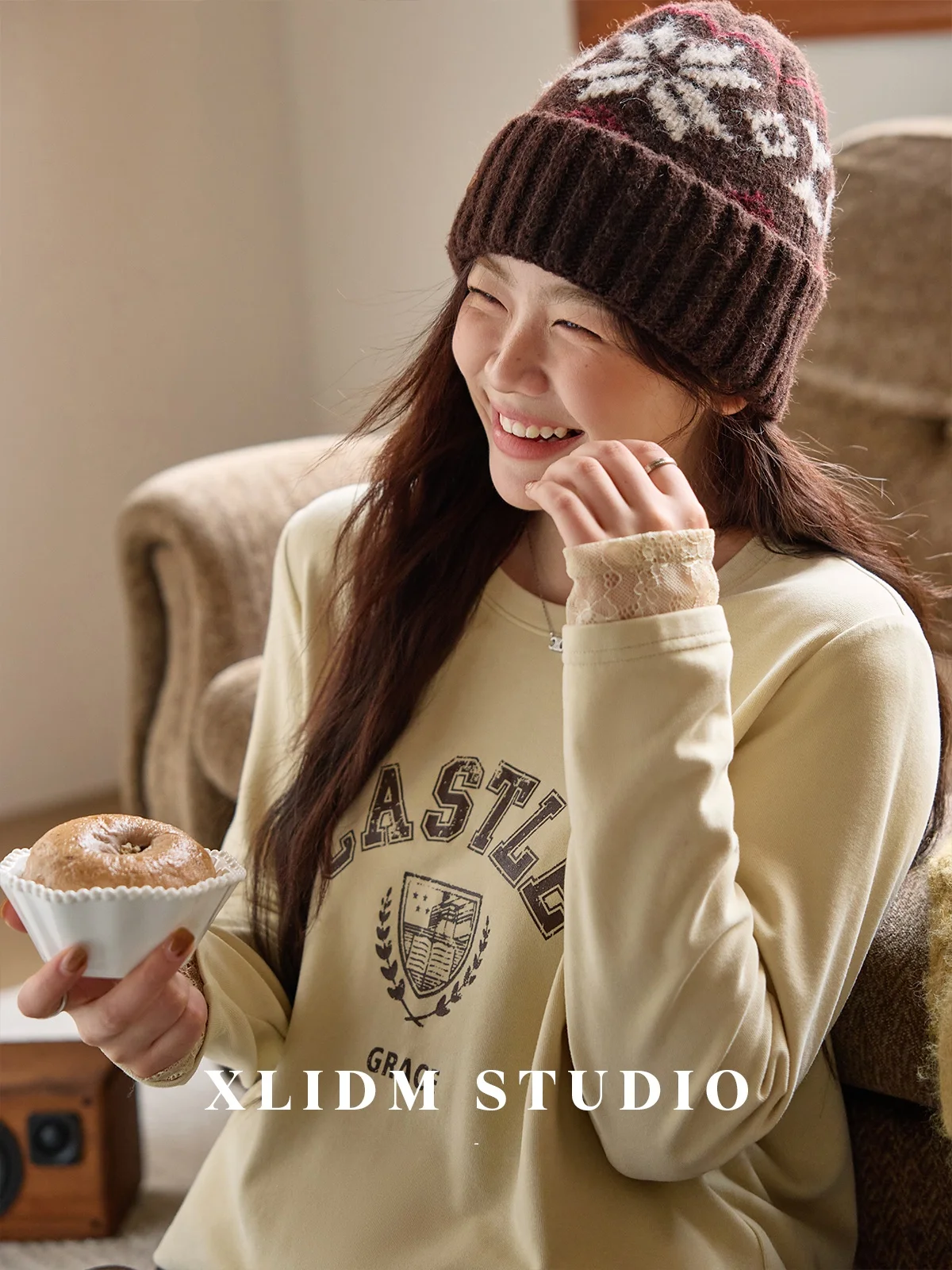 

Женская футболка XLIDM больших размеров с длинным рукавом, на флисовой подкладке, с круглым вырезом, с принтом, повседневная, свободного кроя, зимняя, новая, для ношения под одеждой, с открытыми плечами