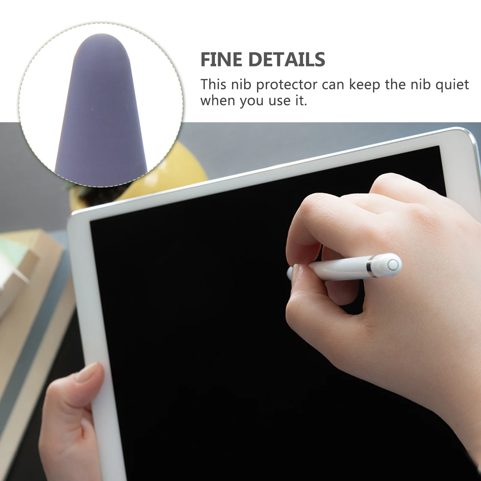

40pcs Silicone Pen Nib Cover For Pencil 1/2 Stylus Tip Protective Sleeve Mute Writing Anti-Slip Drawing Accuracy Tablet