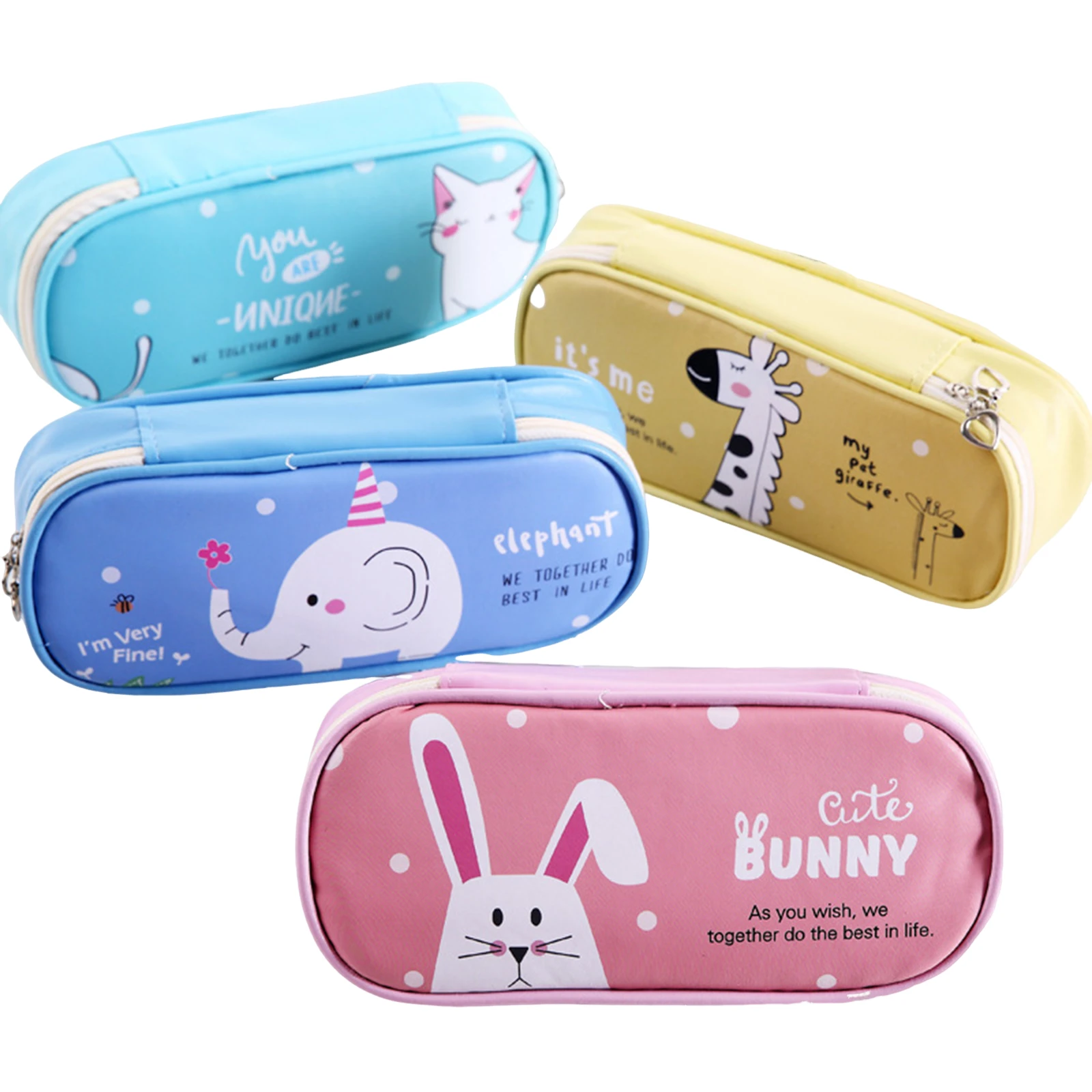 

Children's Stationery Pencil Case Waterproof Pencil Case with Compartment for Kindergarten and School