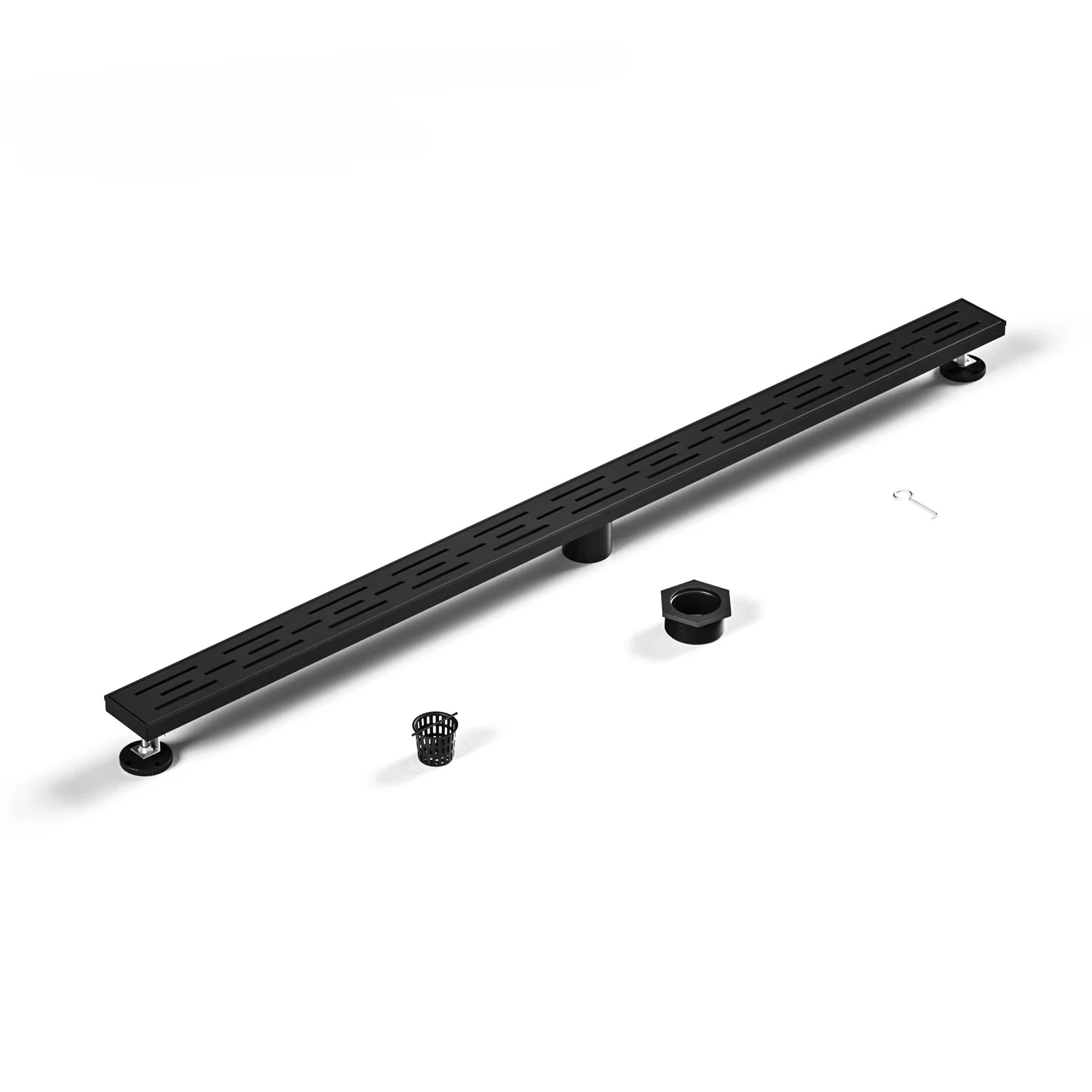 

New Trend 304 Stainless Steel Shower Floor Drain with Vertical Outlet Ideal for North American Market and Easy Installation