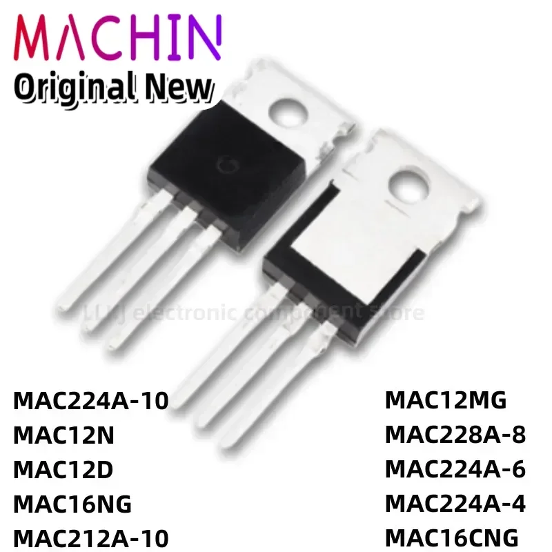 1pcs MAC224A-10 MAC12N MAC12D MAC16NG MAC212A-10 MAC12MG MAC228A-8 MAC224A-6 MAC224A-4 MAC16CNG  TO-220 MOS FET.