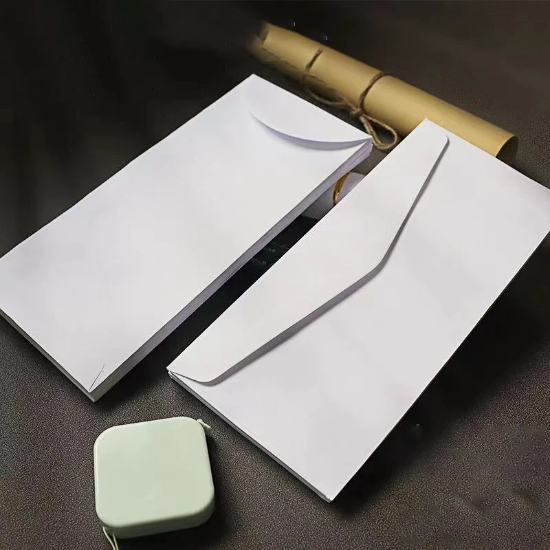 

20pcs White Blank Paper Envelope Writing Letter Greeting Card Envelope Gifts Aviation Message Wedding Invitation Envelope