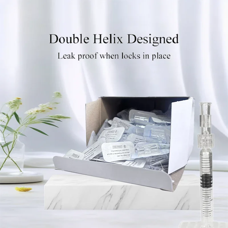 Medical sterile plastic connector, Ruhr syrinMedical sterge connector, transparent, suitable for leak proof pneumatic components
