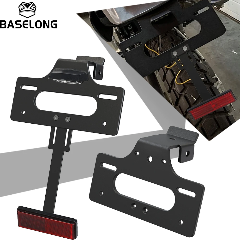 

Motorcycle Rear License Plate Holder FOR HONDA CRF300L CRF 300 L RALLY ABS 2021-2022-2023 Tail Light Bracket Fender Eliminator