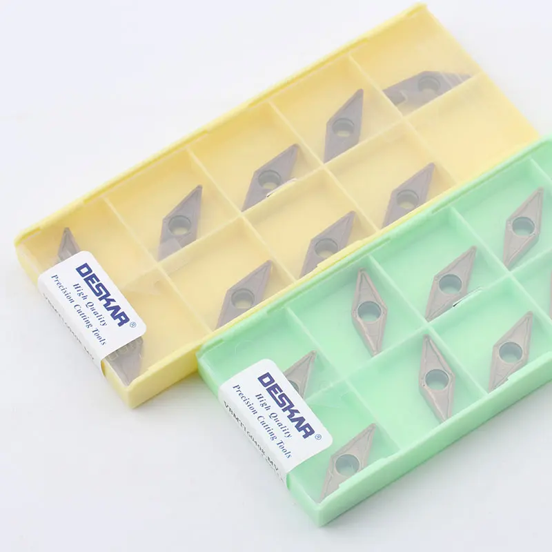 VBMT VBMT 110304   VBMT 160404   VBMT 160408   MV LF6018 LF6118 DESKAR Inserti in metallo duro Utensile da taglio per tornio CNC per acciaio inossidabile