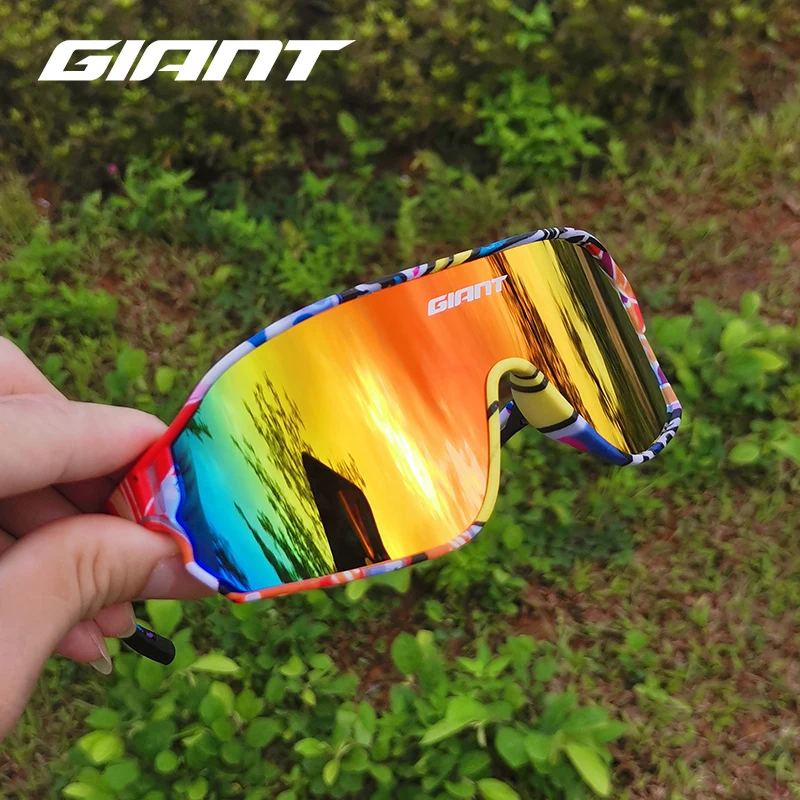 AliExpress GIANT Giant HD Cycling Eyewear Unisex Lightweight Bike Glasses Soft Nose Pad Windproof Design for Men Women Sports Enthusiasts