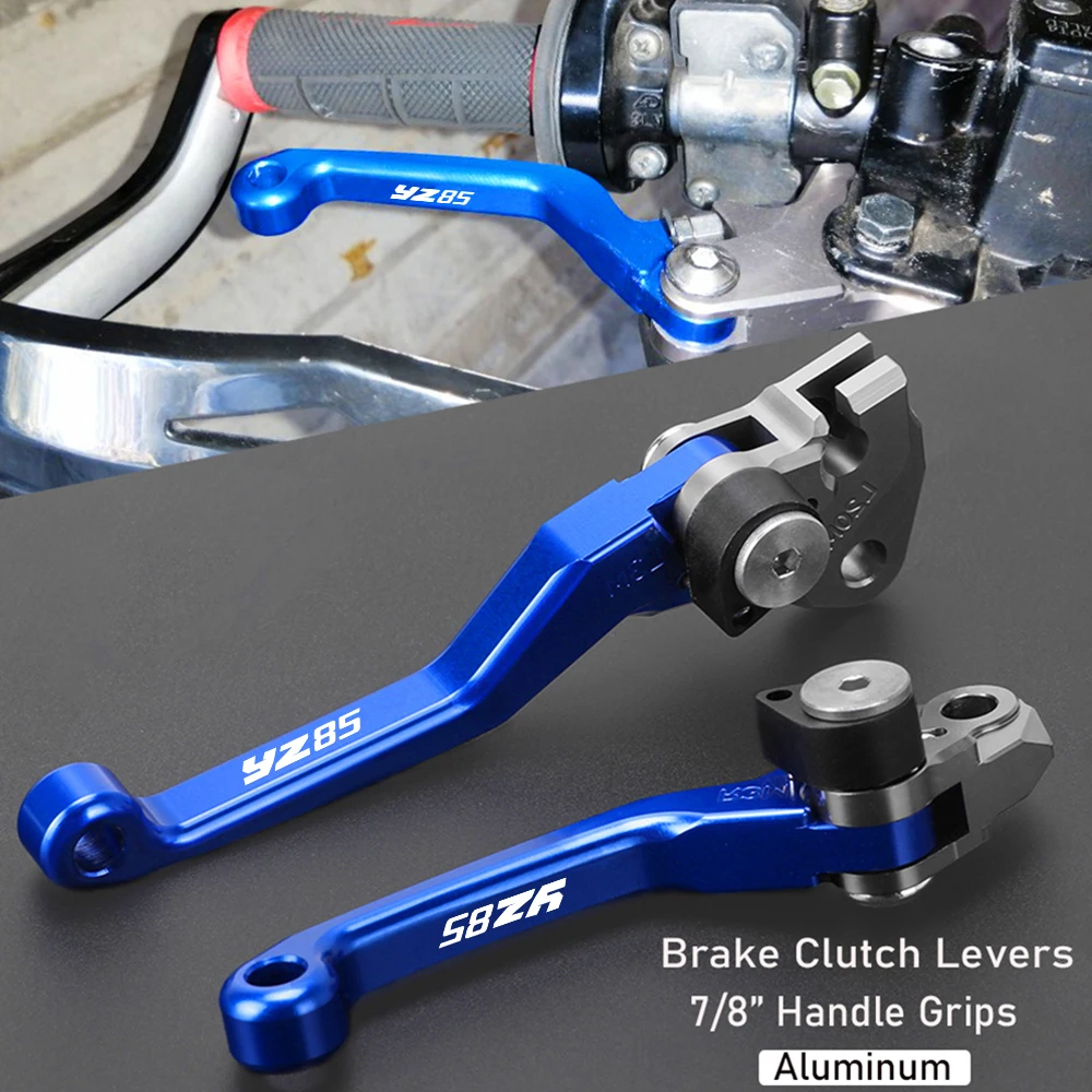 For yamaha YZ85 YZ 85 2001-2014 2013 2012 2011 2010 2009 2008 2007 Motorcycle Dirt Bike  Pivot Clutch Brake Levers Handle Grips