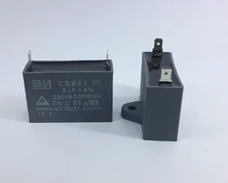 CBB61 air conditioner fan capacitor 250V 3.5/4/5/8/8.5/15/30UF
