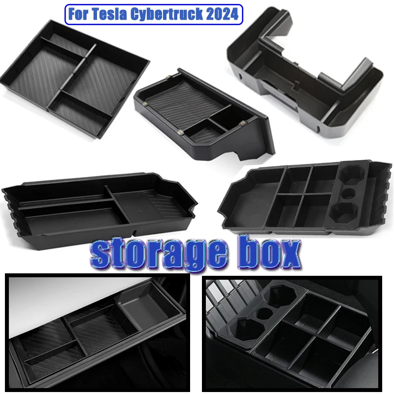

Для Tesla Cybertruck центральное управление боковой подвесной бардачок перегородка ящик для хранения расширяет водонепроницаемые аксессуары для интерьера автомобиля