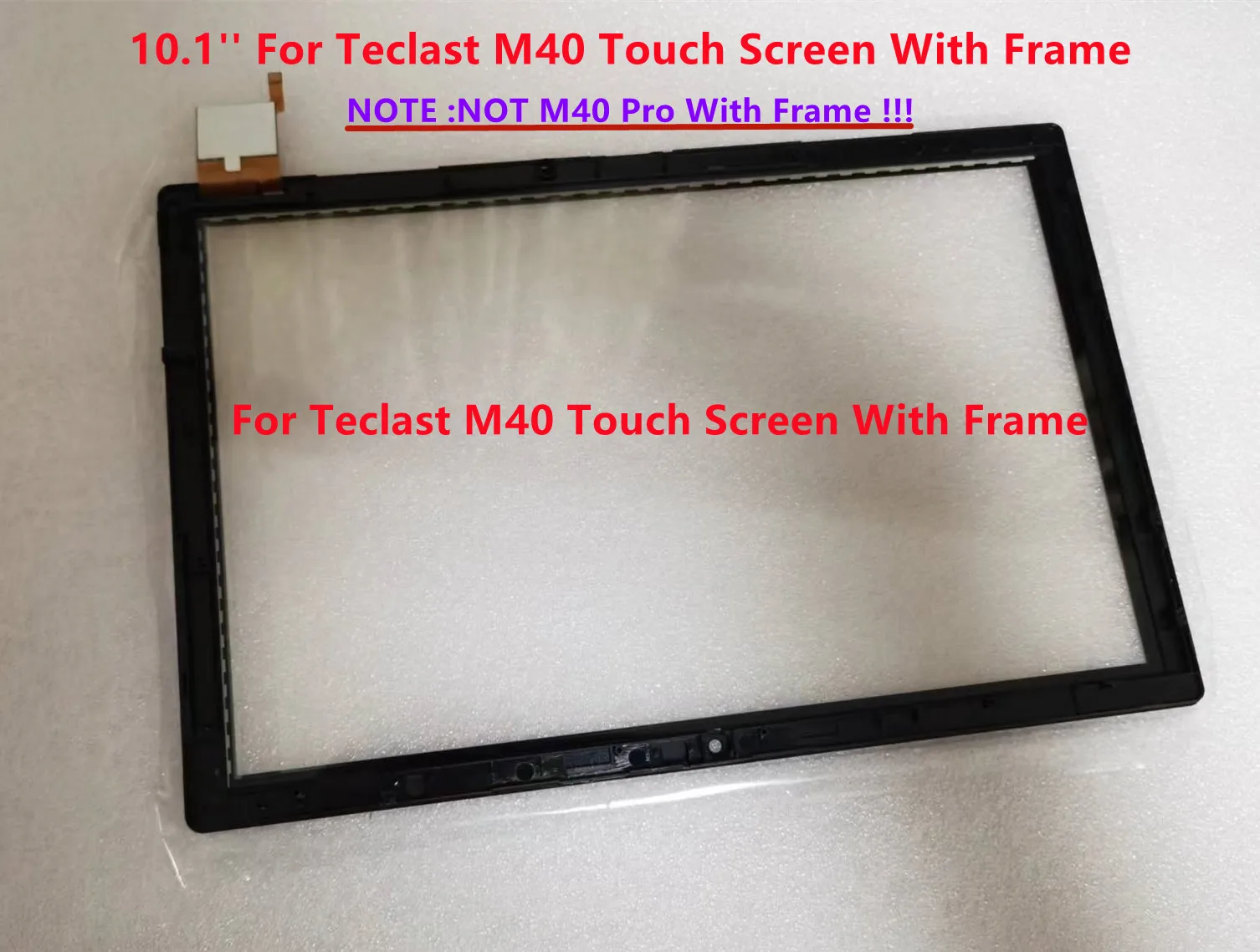 New 10.1'' Inch For Teclast M40 TLA007 M40 Pro Touch Screen Touch Panel Digitizer Glass Sensor With Frame 100% Tested