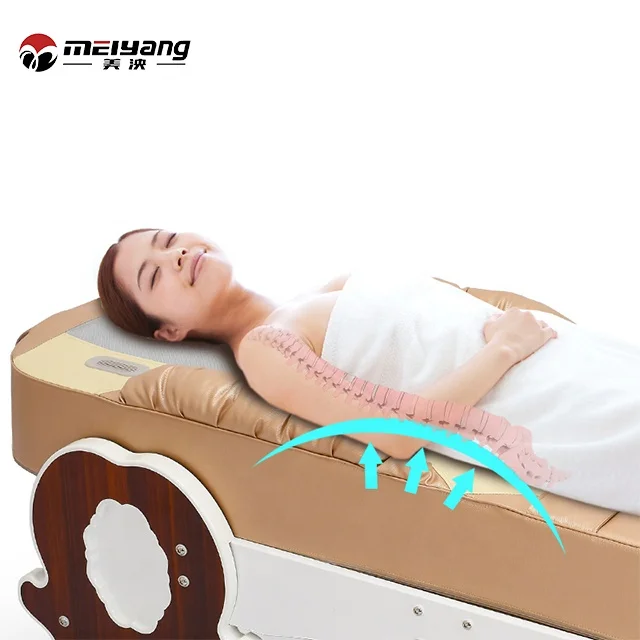 Meiyang new electric korea infrared thermal heating jade massage bed massager best sale