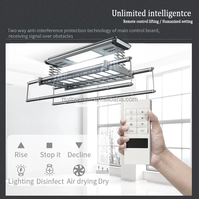 Smart Home Products Clothes Hanger Balcony Dryer Laundri Rack Smart Hanging  for Clothes