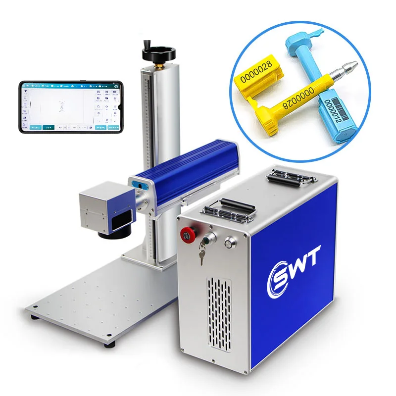 Fiber Marking Machine with Visual Positioning System and Camera