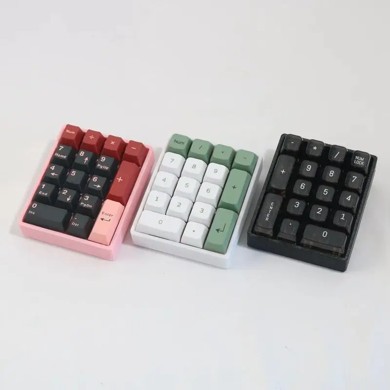 Ds17 Mechanical Keypad Kit Wired Numeric Keypad Kits Gasket Personalized 17keys Rgb Customization Computer Office Accessory Gift