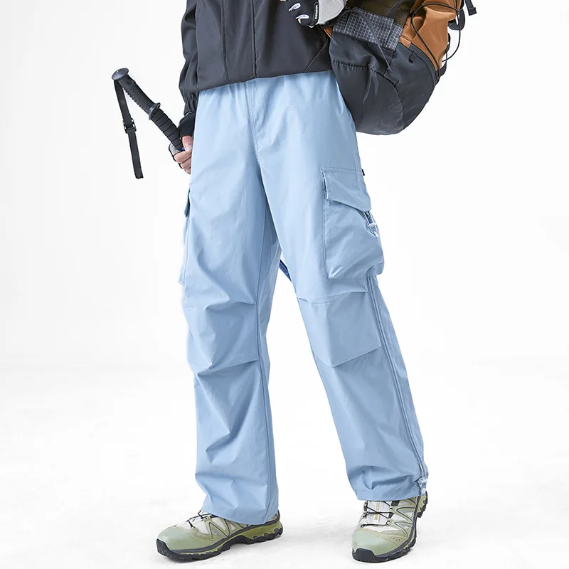 

American Workwear Style Quick - Dry Convertible Pants with Adjustable Pocket & Multi - Pockets Unisex