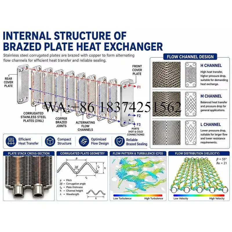 Wmwmnu Multifunctional Detachable Plate Heat Exchanger With Gasket SS316 SS304 For Water