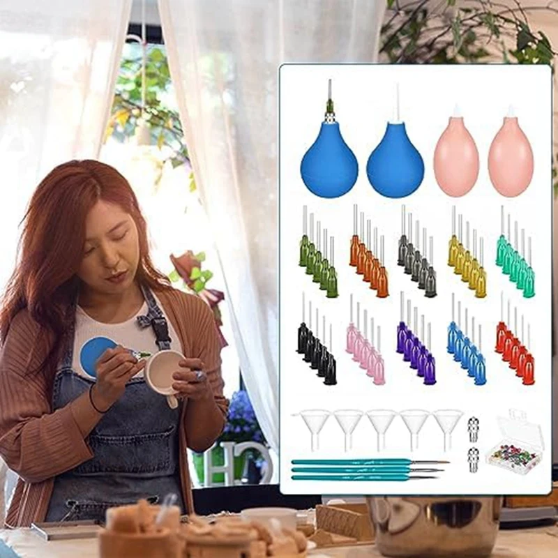 Ceramic Applicator Pottery Tool Pottery Glaze Clay Tools For Pottery Bottle Glaze Slipand Drag Pottery Glaze Squeeze Bottle