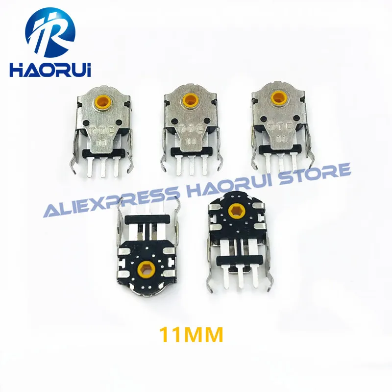 5 Stuks Ttc Gouden Wiel Encoder 7Mm 8Mm 9Mm 10Mm 11Mm 12Mm 13Mm 14Mm 15Mm Muis Decoder 48 Miljoen Hoge Levensduur Hogere Precisie