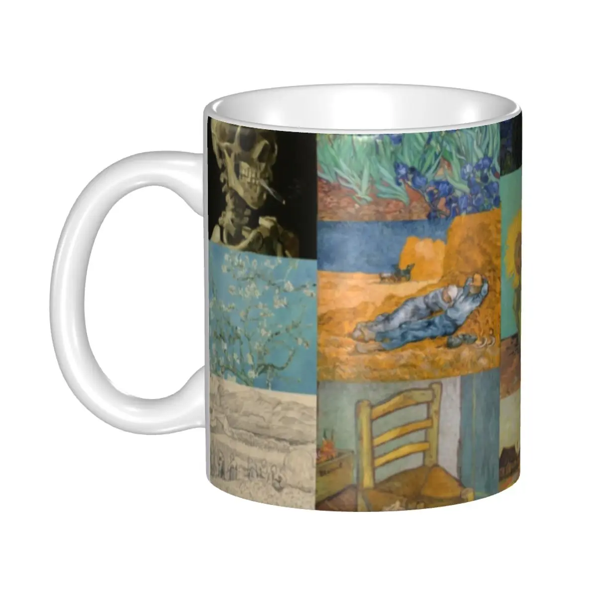 Almond Blossoms Vincent Van Gogh Mugs Custom Art Flowers Painting Coffee Ceramic Mug Cup Creative Gift