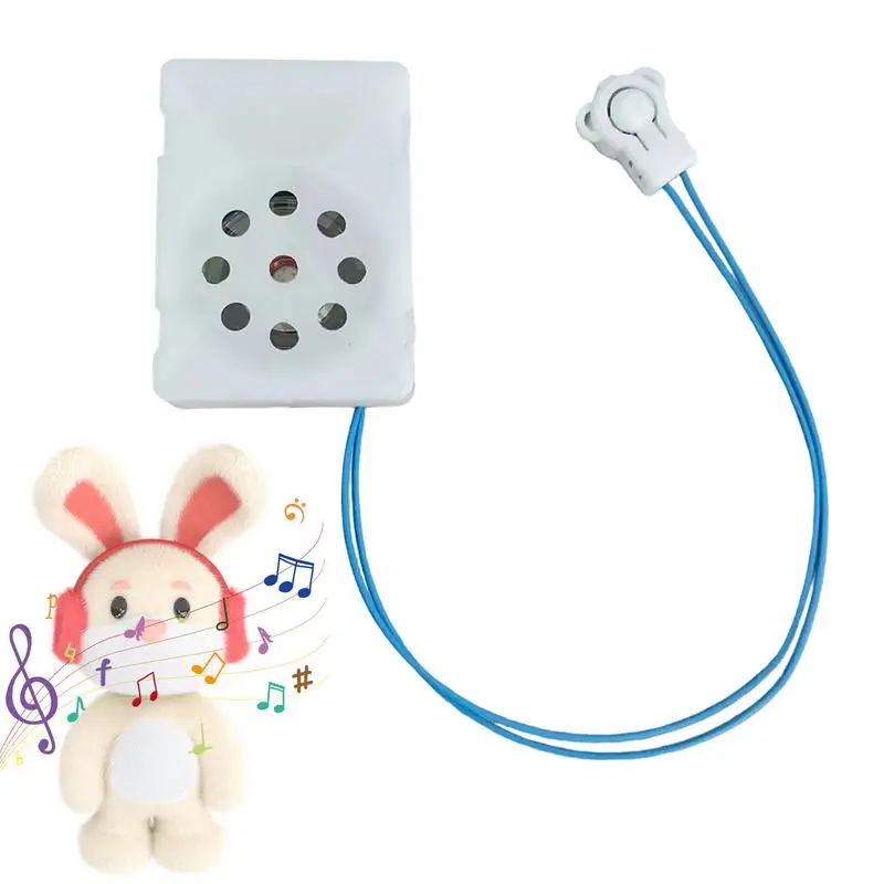 35 Second Plush Toy Voice Recorder DIY Stuffed Animal Sound Module Custom Message Recording Box for Dolls Toys Recording Device
